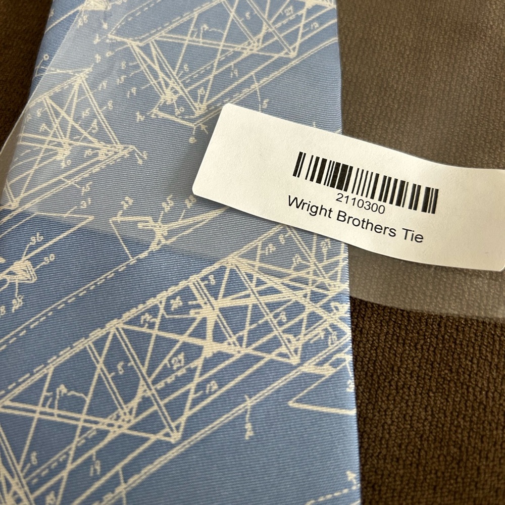 Josh Bach Blue Wright Brothers Tie